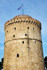 White tower of Thessaloniki Greece