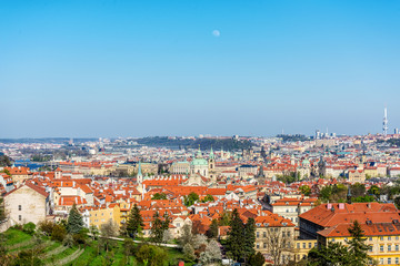 Panorama of Prague the capital of the Czech Republic