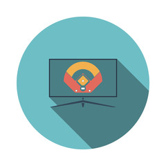 Wall Mural - Baseball Tv Translation Icon