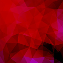 Wall Mural - Abstract polygonal vector background. Red geometric vector illustration. Creative design template.