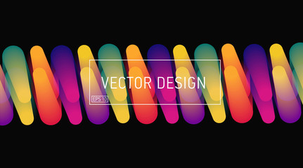 Wall Mural - vector design bright abstract graphic of colourful lights