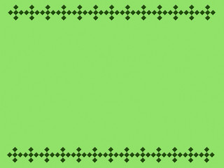 Aufkleber - Dark green cubes, on the green surface, up and down, as a frame