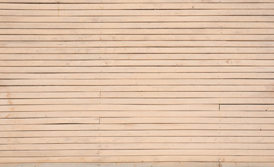 Shabby, painted, old wooden wall of beige, cream color.