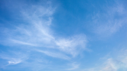 Wall Mural - fluffy clouds white in blue sky. panorama