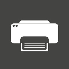 Leinwandbilder - Printericon. Printer flat logo. Vector illustration.