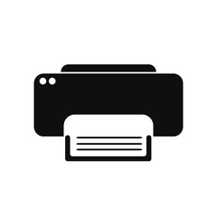 Leinwandbilder - Printericon. Printer flat logo. Vector illustration.