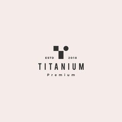 Wall Mural - t letter logo vector icon illustration