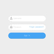 © Vitya_M - Member Login Flat Design White
