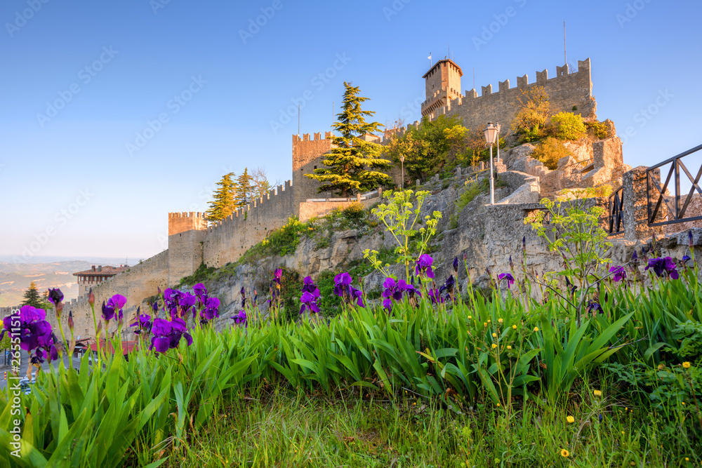 Obraz na płótnie San Marino, Guaita tower castle w salonie