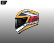 © Alleuy - Helmet wrap motorcycle design vector . Eps 10