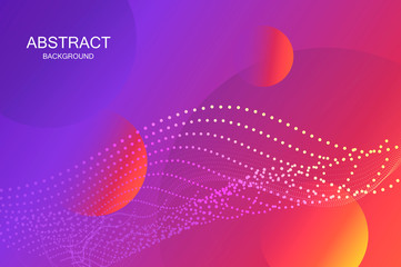Wall Mural - modern abstract background. motion. dynamic wave vector illustration. eps 10