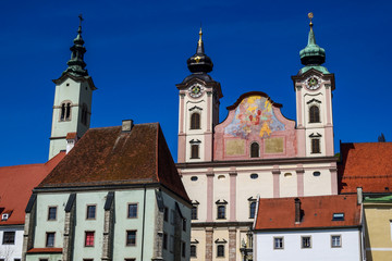 Sticker - Church in Steyr Upper Austria / Austria