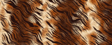 3d Tiger Fur Texture Background