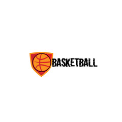 Wall Mural - basketball team logo icon