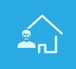 Wall Mural - insurance live user interface icon 