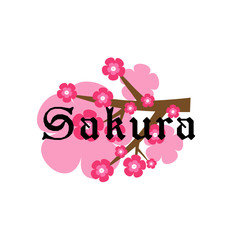 Poster - sakura flower icon