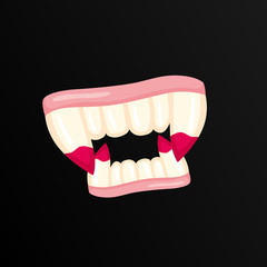 Canvas Print - mouth cartoon icon