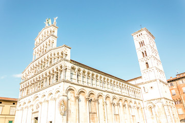 Medieval center of Lucca, Tuscany, Italy