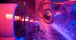 © agnormark - The CNC lathe machine. The hi-technology machining concept.