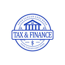 Tax & Finance Vintage Logo
