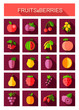 © nasik - Set of Fruits and Berries icons set