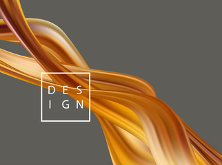 abstract colorful vector background, color flow liquid wave for design brochure, website, flyer.
