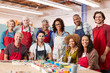 © Monkey Business - Portrait Of Mature Adults Attending Art Class In Community Centre With Teacher