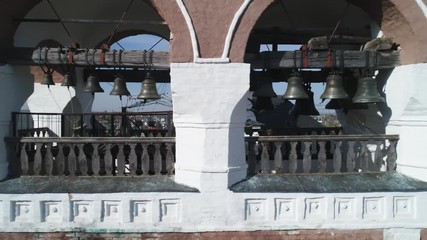 Wall Mural - Bells and chimes of the belfry of the Savior Euthymius monastery in Suzdal, Russia