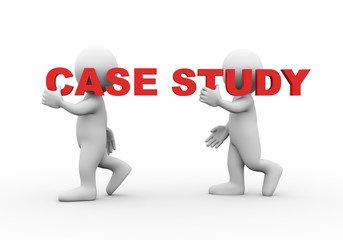 3d people word text case study
