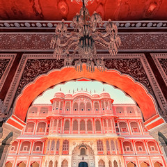 Wall Mural - City palace in Jaipur, India