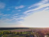 Fototapeta Na ścianę - Aerial view of countryside in Belarus