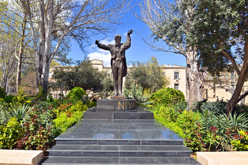 Monument of conductor and composer Niyazi in Baku