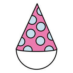 Poster - party hat celebration icon