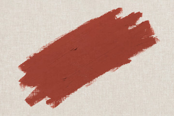 Sticker - Red brush stroke texture