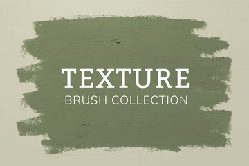 Poster - Green brush stroke texture