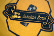 Scholar Bowl Patch on a High School Letterman's Jacket