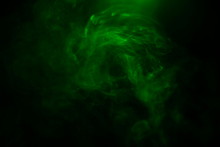 Green Smoke Texture Background
