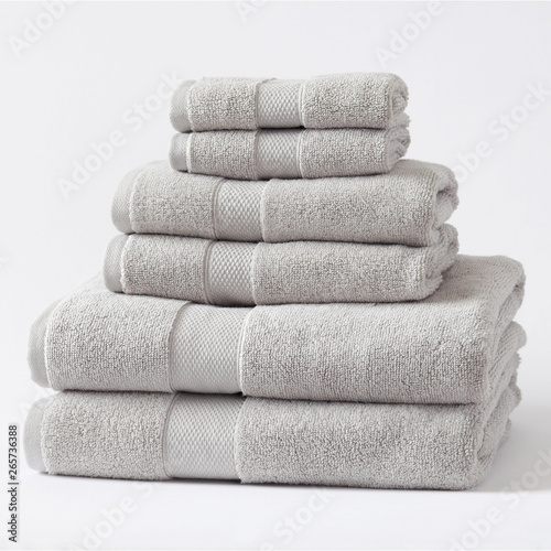 Cuadros en Lienzo Cotton terry towel set. Dobby border towel set