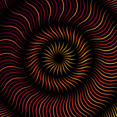 Poster - Abstract background with blended mandala lines
