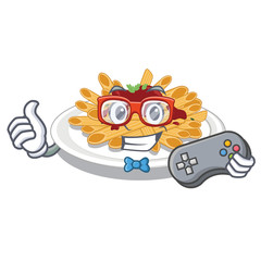 Poster - Gamer pasta in the a mascot shape