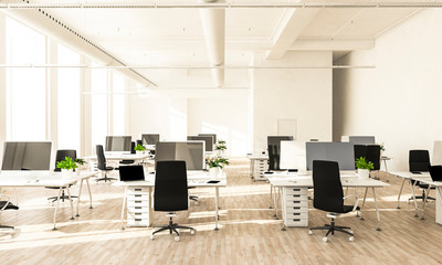Poster - minimal office interior