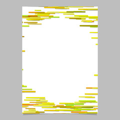 Poster - Abstract horizontal stripe design background brochure border template