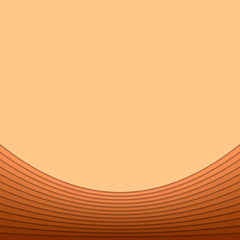 Poster - Abstract background from curves - vector stationery graphic with 3d effect