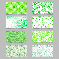 Poster - Geometrical card background set - vector template designs
