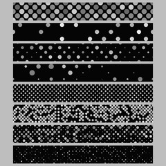 Poster - Abstract circle pattern web banner background set
