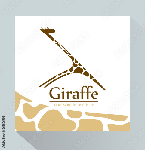 Giraffe Logo Design Creative Animal Logo For Safari Zoo Logos