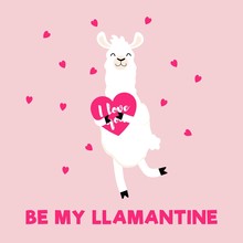 Llama Valentine Free Stock Photo - Public Domain Pictures