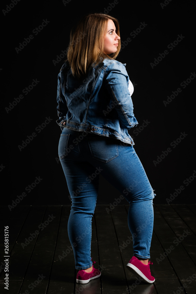Jeans for fat girls discount