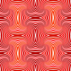 Poster - Red abstract psychedelic seamless striped spiral pattern background design