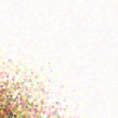 Poster - Vector retro low poly triangle background